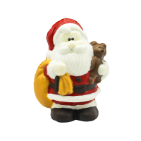 XM2026-001 CHOCOLATE FIGURINE - JOLLY SANTA WITH TEDDY (LEAD TIME: 10 WORKING DAYS / DELIVERY FROM 19 OCT ONWARDS)