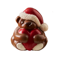 XM2026-006 CHOCOLATE FIGURINE - SANTA TEDDY (LEAD TIME: 10 WORKING DAYS / DELIVERY FROM 19 OCT ONWARDS)