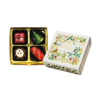 XM2026-034 CHRISTMAS PRALINE GIFT BOX OF 4 (LEAD TIME: 10 WORKING DAYS / DELIVERY FROM 19 OCT ONWARDS)