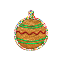 XM2026-064 GINGERBREAD BAUBLE (LEAD TIME: 10 WORKING DAYS / DELIVERY FROM 19 OCT ONWARDS)
