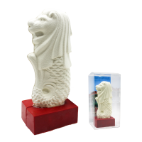 NDP26-12 LITTLE RED DOT MERLION CHOCOLATE FIGURINE 160G (Lead Time: 7 working days)