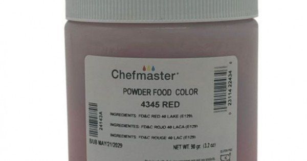 CHEFMASTER POWDER CANDY COLOR RED 90G