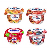 ZOTTIS ASST YOGURTS 100G (Strawberry, Raspberry, Forest fruits and Peach)